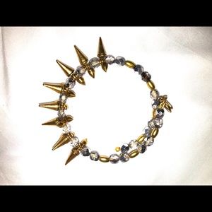 Alex and Ani Spiked Bead Bracelet